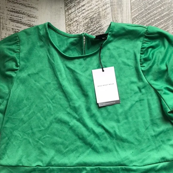 Who what wear kelly green dress - Picture 2 of 5